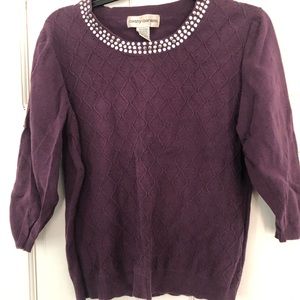 Purple women’s sweater
